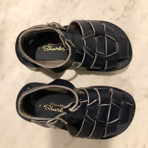 Salt Water Sun-San Sharks Sandal - Navy